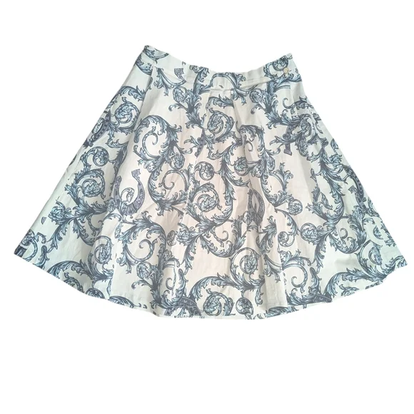 Pierre Cardin Box Pleat A-Line Skirt - Picture 2 of 11